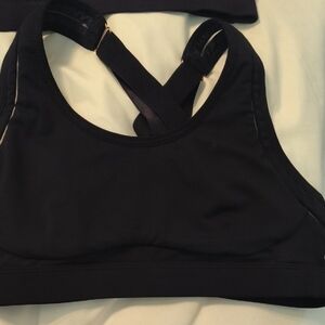 Black Sports Bra
